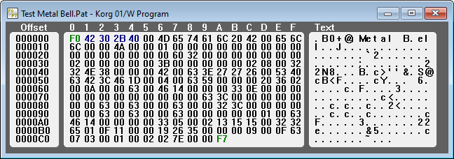 SysExViewRaw01WProgram
